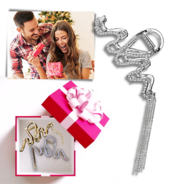 Snake Tassel Hair Claw Clip Elevates Everyday Style with Confidence