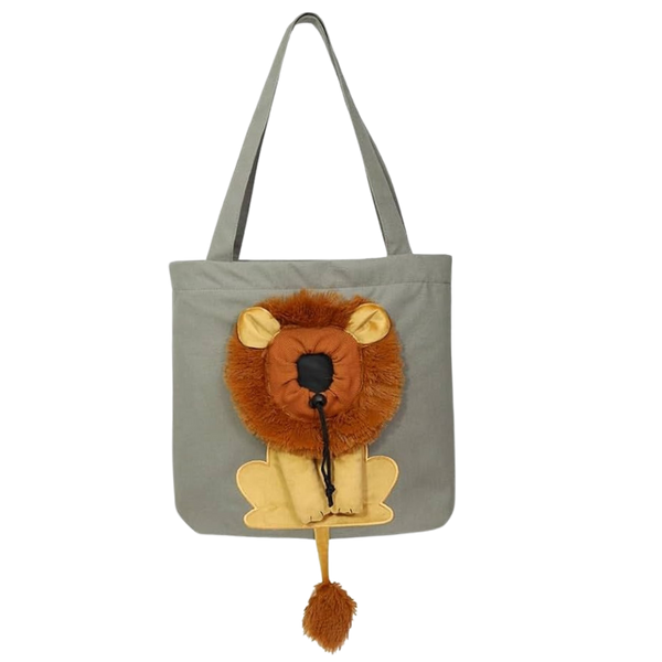 Breathable Lion Cat Carrier For Lightweight Travel Comfort