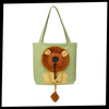 Breathable Lion Cat Carrier For Lightweight Travel Comfort