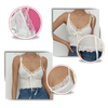 Soft Lace Trim Crop Top With Breathable Comfort And Adjustable Straps
