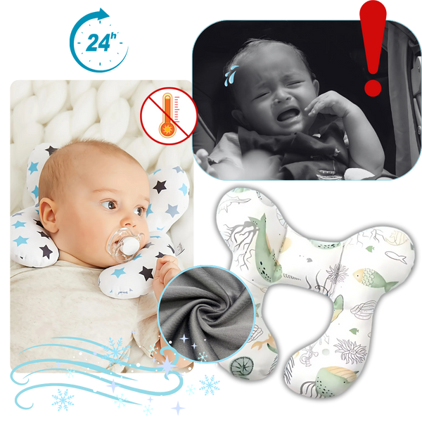 Ergonomic Baby Support Cushion With Hypoallergenic Filling
