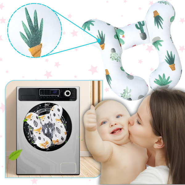 Ergonomic Baby Support Cushion With Hypoallergenic Filling