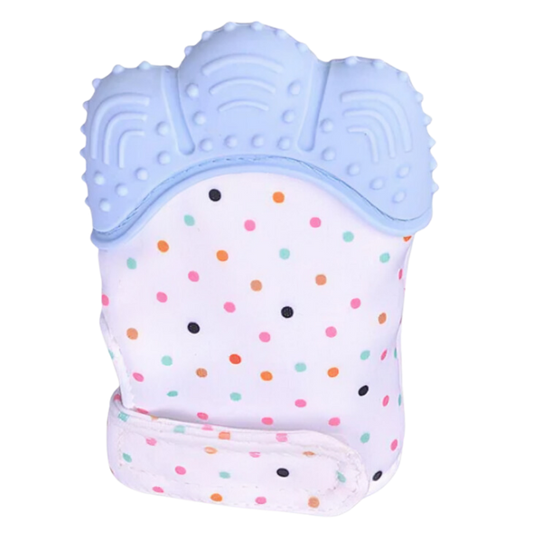 Baby Teething Mitten With BPA Free Silicone for Gentle Relief
