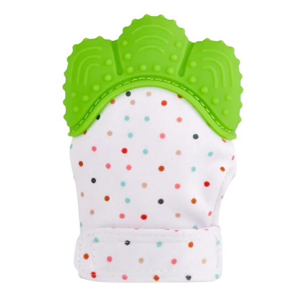 Baby Teething Mitten With BPA Free Silicone for Gentle Relief