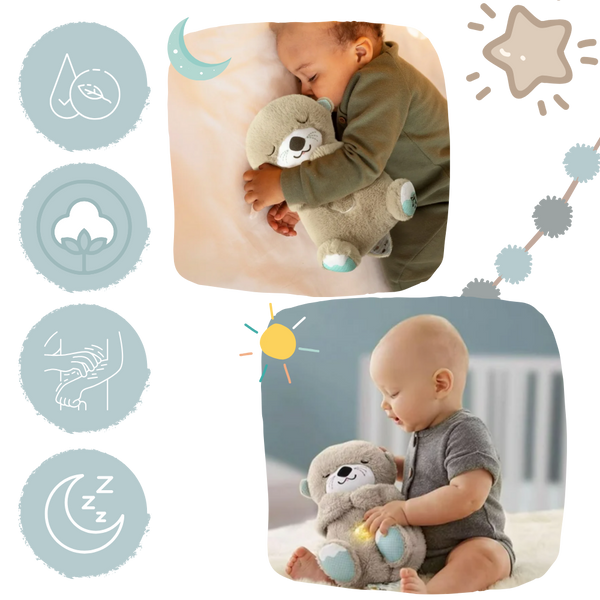 Otter Plush Soother For Baby With Womblike Comfort And Soothing Sounds