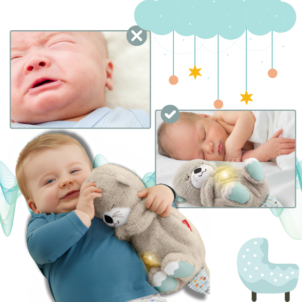 Otter Plush Soother For Baby With Womblike Comfort And Soothing Sounds