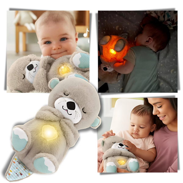 Otter Plush Soother For Baby With Womblike Comfort And Soothing Sounds