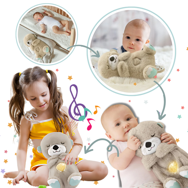 Otter Plush Soother For Baby With Womblike Comfort And Soothing Sounds