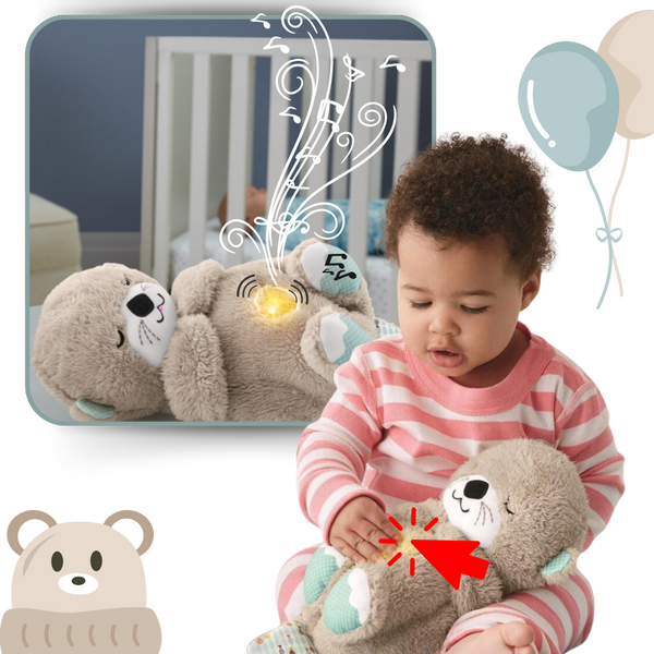 Otter Plush Soother For Baby With Womblike Comfort And Soothing Sounds
