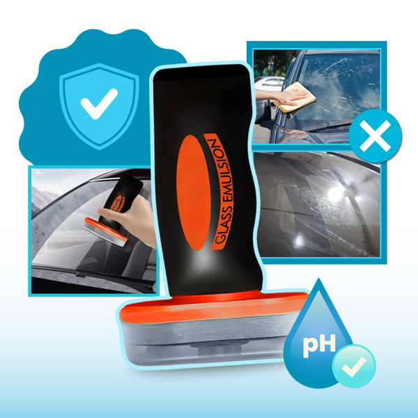 Premium Windshield Cleaner With Integrated Brush For Streak Free Clarity