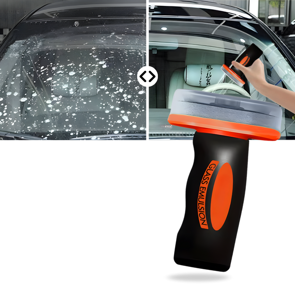 Premium Windshield Cleaner With Integrated Brush For Streak Free Clarity