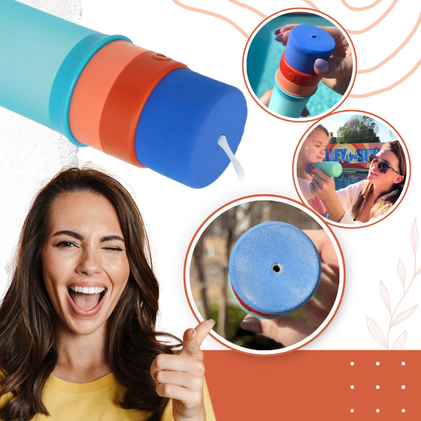 Refillable Soft Tip Sunscreen and Lotion Applicator for Mess Free Use