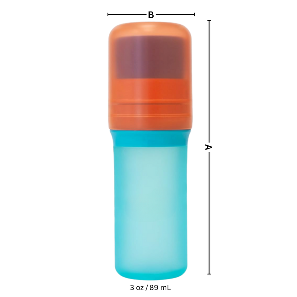 Refillable Soft Tip Sunscreen and Lotion Applicator for Mess Free Use