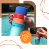 Refillable Soft Tip Sunscreen and Lotion Applicator for Mess Free Use