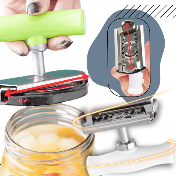 Ergonomic Stainless Steel Jar Opener For Effortless Opening