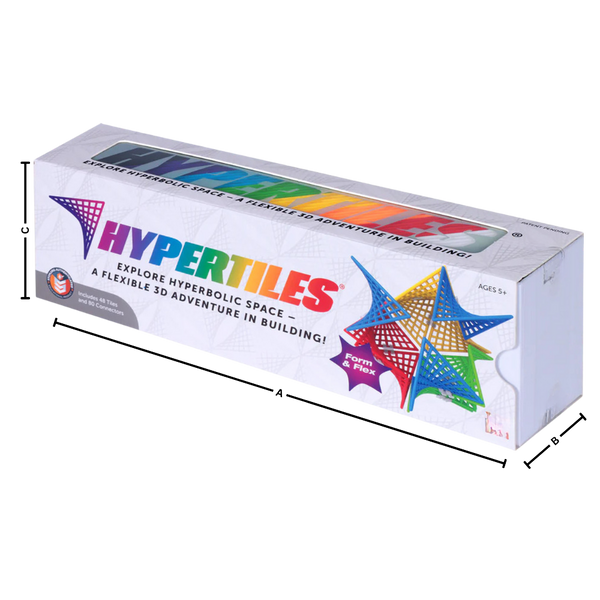 Hyperbolic Magnetic Tiles for STEM Building and Creative Play
