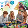 Hyperbolic Magnetic Tiles for STEM Building and Creative Play