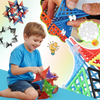 Hyperbolic Magnetic Tiles for STEM Building and Creative Play