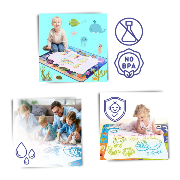 Water Doodle Mat To Inspire Creativity And Mess Free Fun