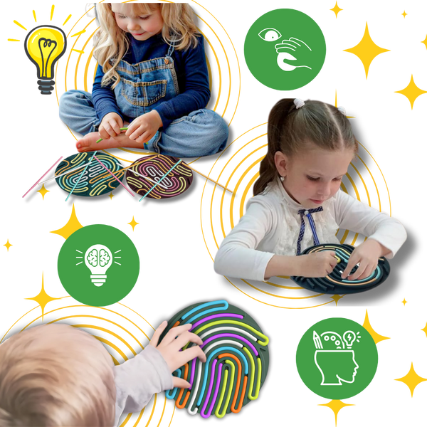 Calming Sensory Activity Board for Portable Stress Relief