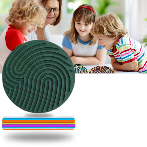 Calming Sensory Activity Board for Portable Stress Relief