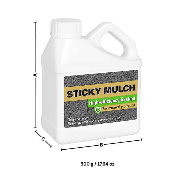 Mulch Stabilizer for Waterproof Bonding and Quick Drying