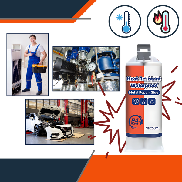 Professional Metal Repair Adhesive With Waterproof High Temperature Bond