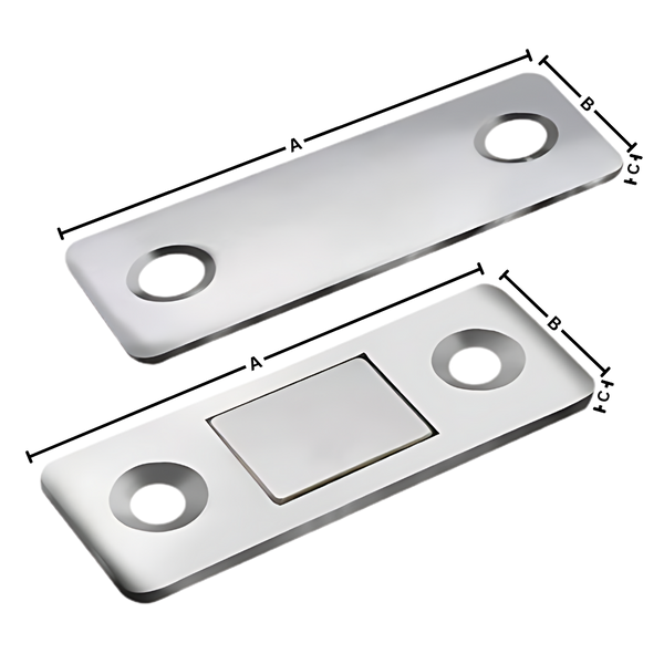 Ultra Thin Magnetic Cabinet Locks For Secure Drill Free Closures