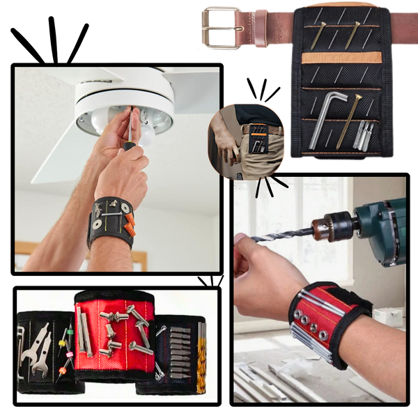 Oxford Cloth Magnetic Wristbands For Tools Hands Free Convenience