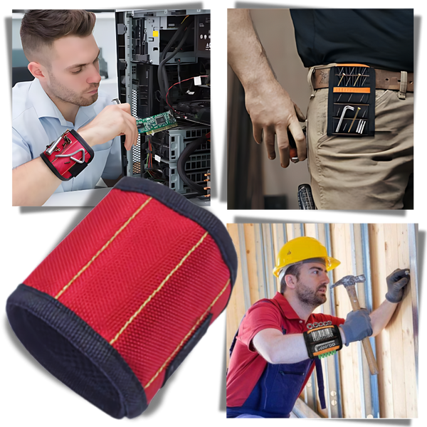 Oxford Cloth Magnetic Wristbands For Tools Hands Free Convenience