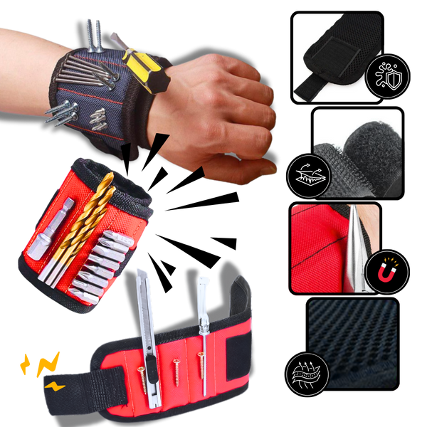Oxford Cloth Magnetic Wristbands For Tools Hands Free Convenience