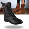 Premium Orthopedic Walking Boots With Non Slip Sole And Side Zip