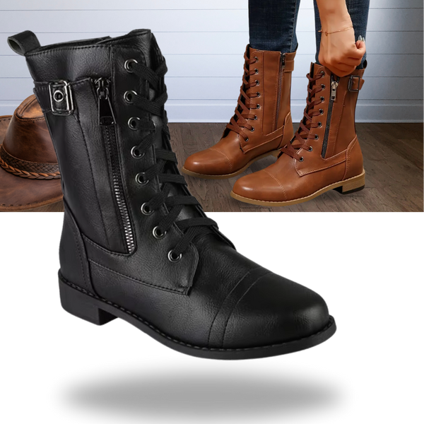 Premium Orthopedic Walking Boots With Non Slip Sole And Side Zip