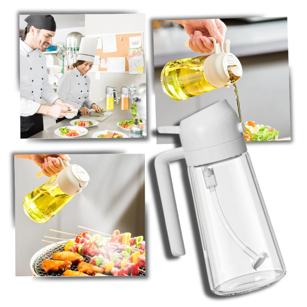 Oil Dispenser With Precise Control For Mess Free Cooking