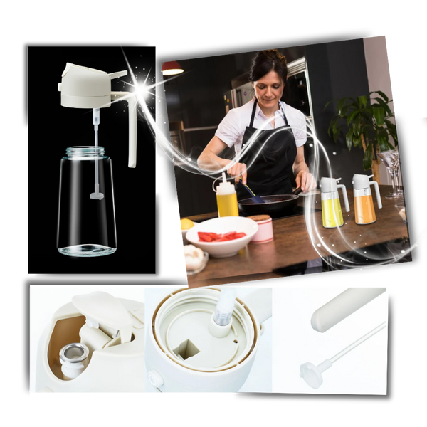 Oil Dispenser With Precise Control For Mess Free Cooking
