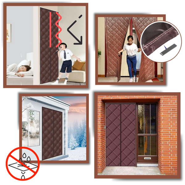 Energy Saving Lightweight Door Curtain For All Season Comfort