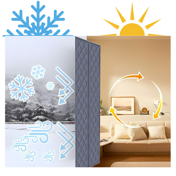 Energy Saving Lightweight Door Curtain For All Season Comfort