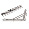Wall Mounted Folding Table With High Load Capacity And Space Saving Design