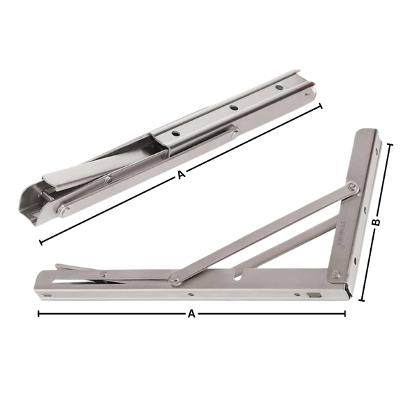 Wall Mounted Folding Table With High Load Capacity And Space Saving Design