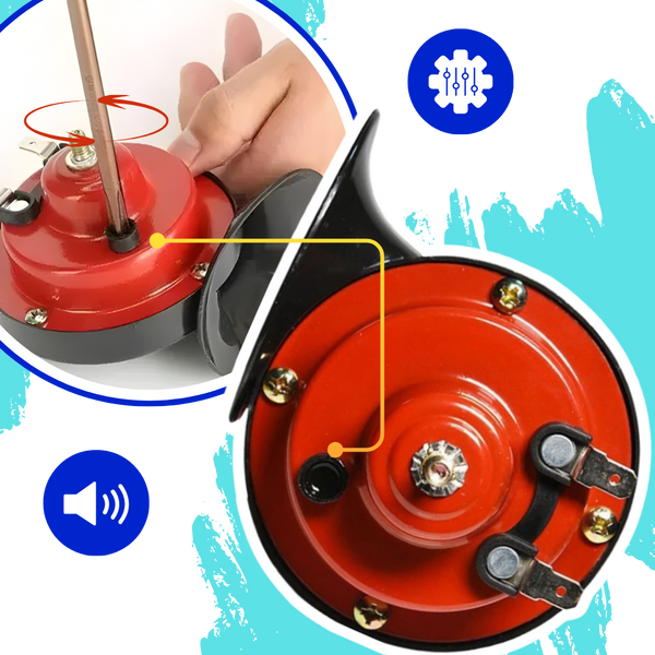 All Weather Vehicle Horn With Adjustable Volume For Strong Alerts