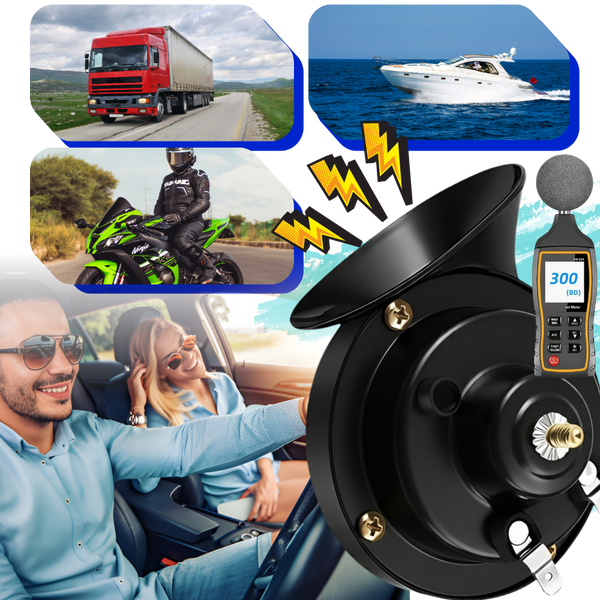 All Weather Vehicle Horn With Adjustable Volume For Strong Alerts