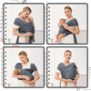 Ergonomic Baby Sling With Breathable Fabric for Natural Positioning
