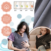 Ergonomic Baby Sling With Breathable Fabric for Natural Positioning