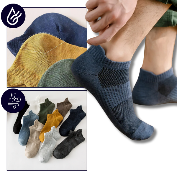 Men's Ankle Socks With Moisture Control And Gentle Stretch