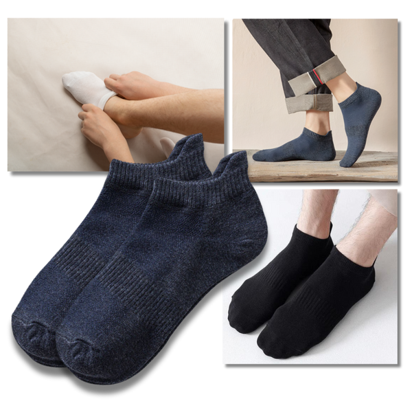 Men's Ankle Socks With Moisture Control And Gentle Stretch