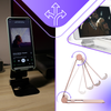 Premium Foldable Swivel Phone And Tablet Stand For Hands Free Viewing