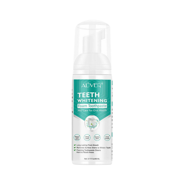 Foaming Teeth Whitener For Instant Brightening And Fresh Breath
