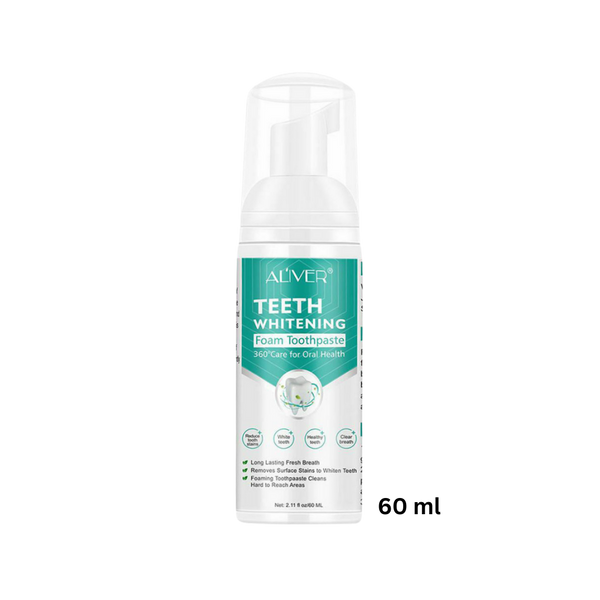 Foaming Teeth Whitener For Instant Brightening And Fresh Breath
