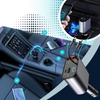 Expandable Car Power Dock With Dual Retractable Cables For Fast Charging