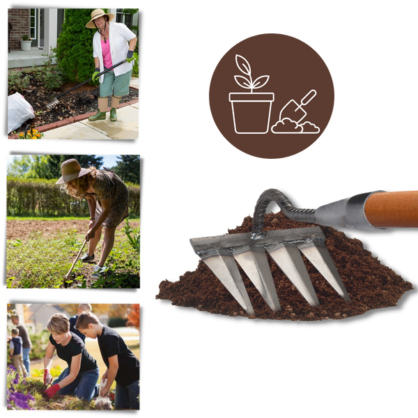 Time Saving Lawn Scarifier for Effortless Weeding and Deep Soil Penetration